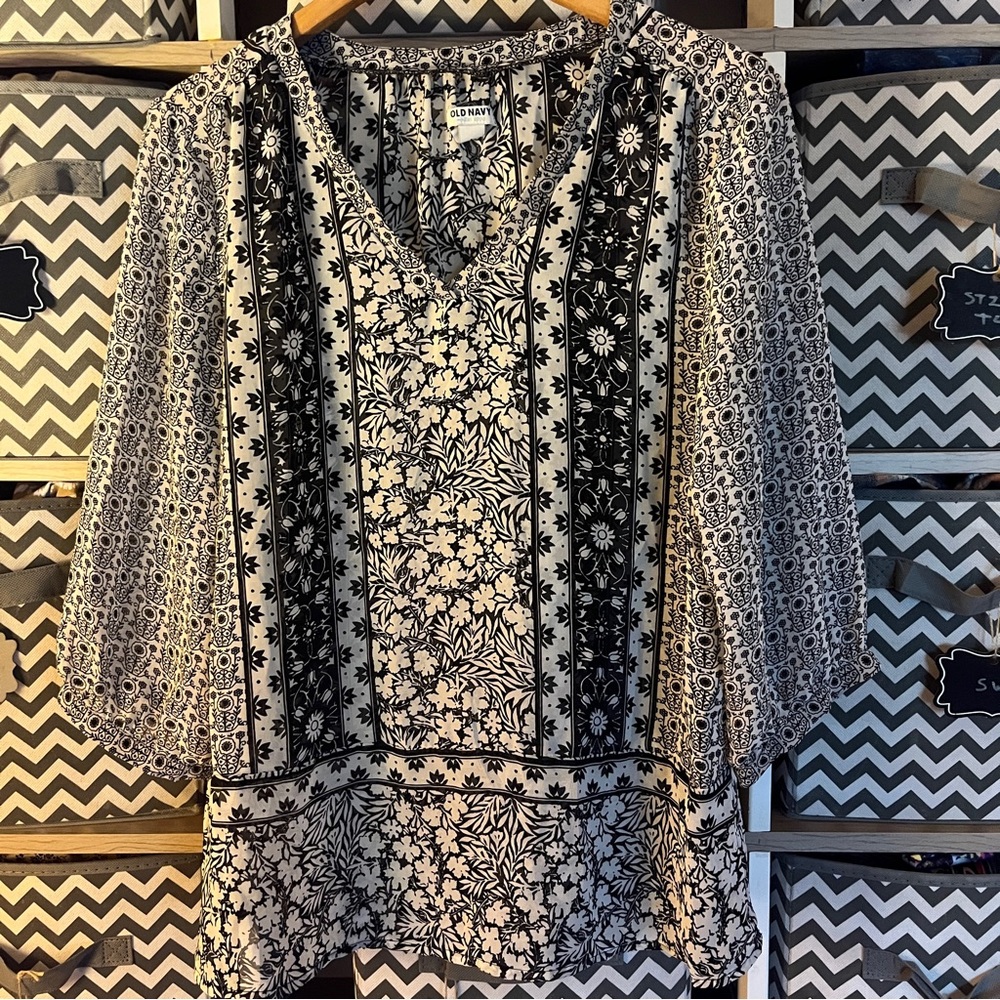 Old Navy Floral Blouse